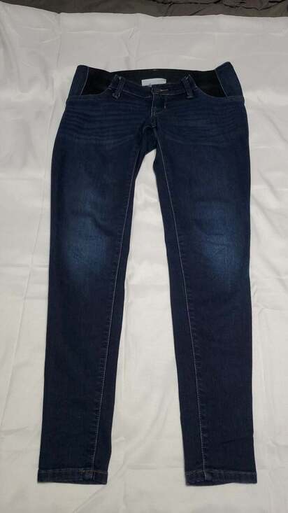 Isabel Maternity by Ingrid & Isabel Denim - Isabel Maternity by Ingrid & Isabel Skinny Jeans Dark Wash Size 00/24R